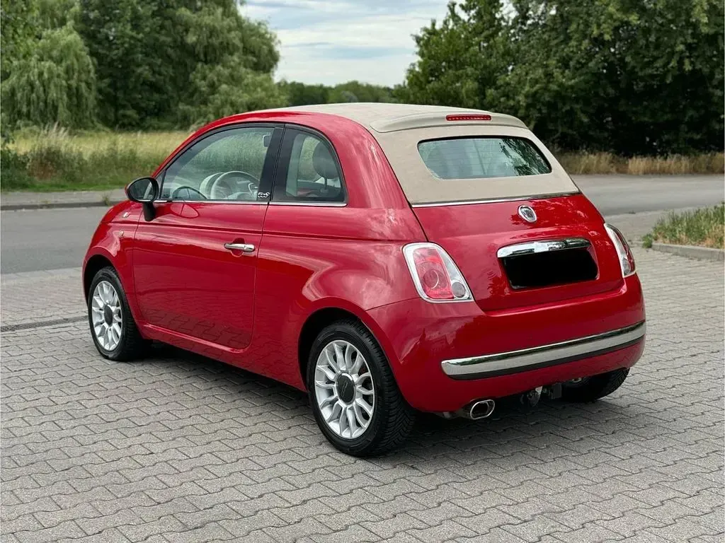 Gebraucht Fiat 500C 101 PS (74 kW) 2009 Rot Cabrio