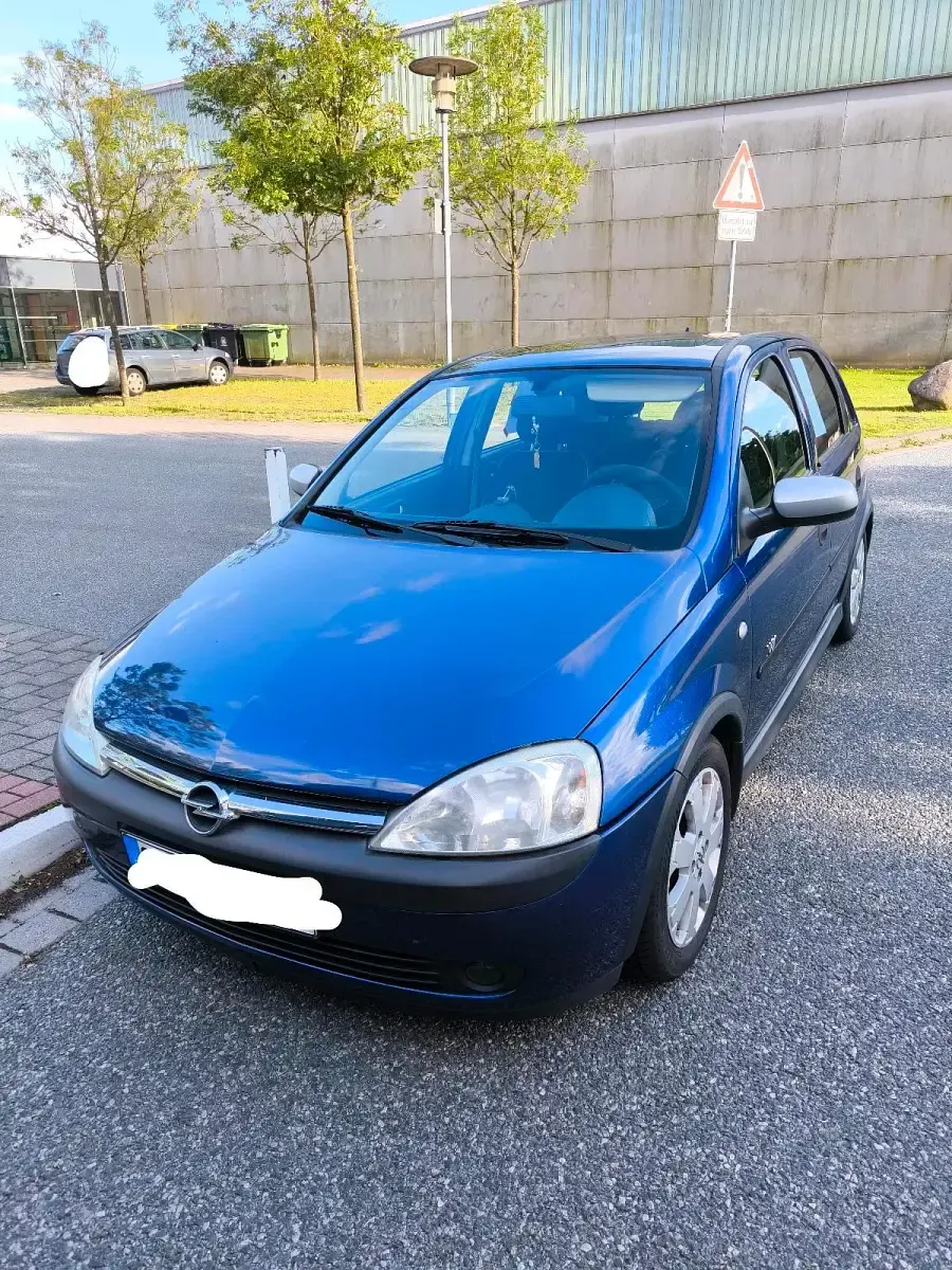 Gebraucht Opel Corsa 59 PS (43 kW) 2002 Blau Kleinwagen