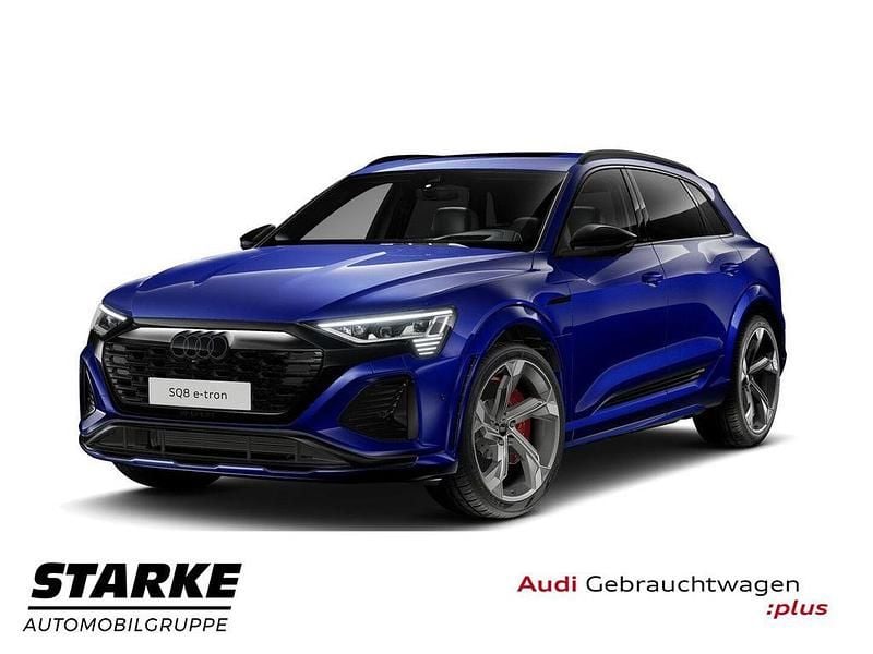 Blau Gebraucht 2023 Audi SQ8 e-tron Ambiente SUV | 64.830 € (Fairer Preis) - Bild 1/4