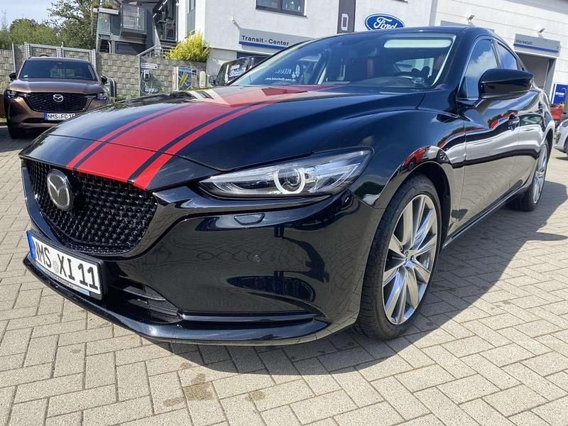 Jet black metallic Gebraucht 2023 Mazda 6 Homura-Line Limousine | 28.980 € (Fairer Preis) - Bild 1/4