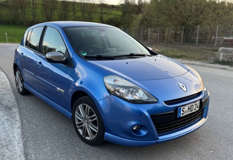 Blau Gebraucht 2009 Renault Clio II GT Limousine | 4.900 € (Teuer) - Bild 1/4