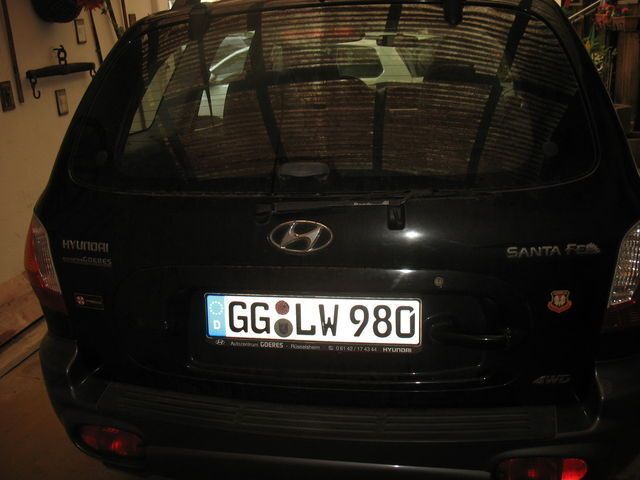 Gebraucht Hyundai Santa Fe 146 PS (107 kW) 2004 Schwarz SUV