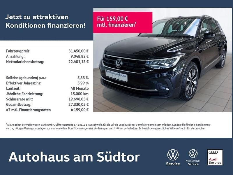 Gebraucht VW Tiguan Move 150 PS (110 kW) 2024 Deep black perleffekt SUV