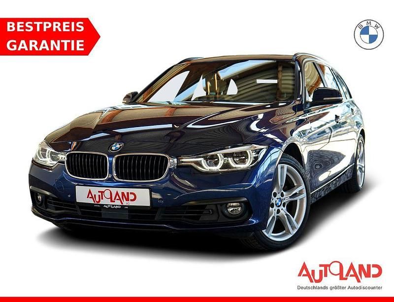 Blau Gebraucht 2018 BMW 330 Advantage Kombi | 22.990 € (Teuer) - Bild 1/4