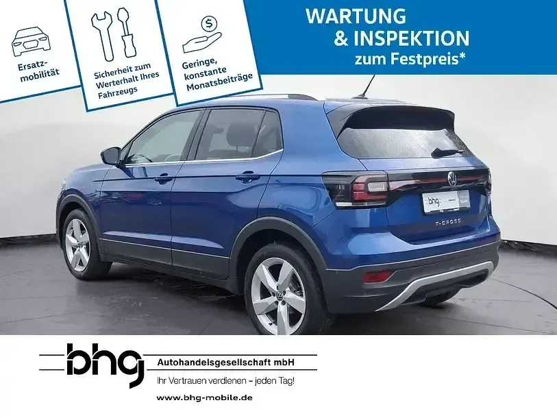 Gebraucht VW T-Cross Style 110 PS (80 kW) 2021 Blau SUV