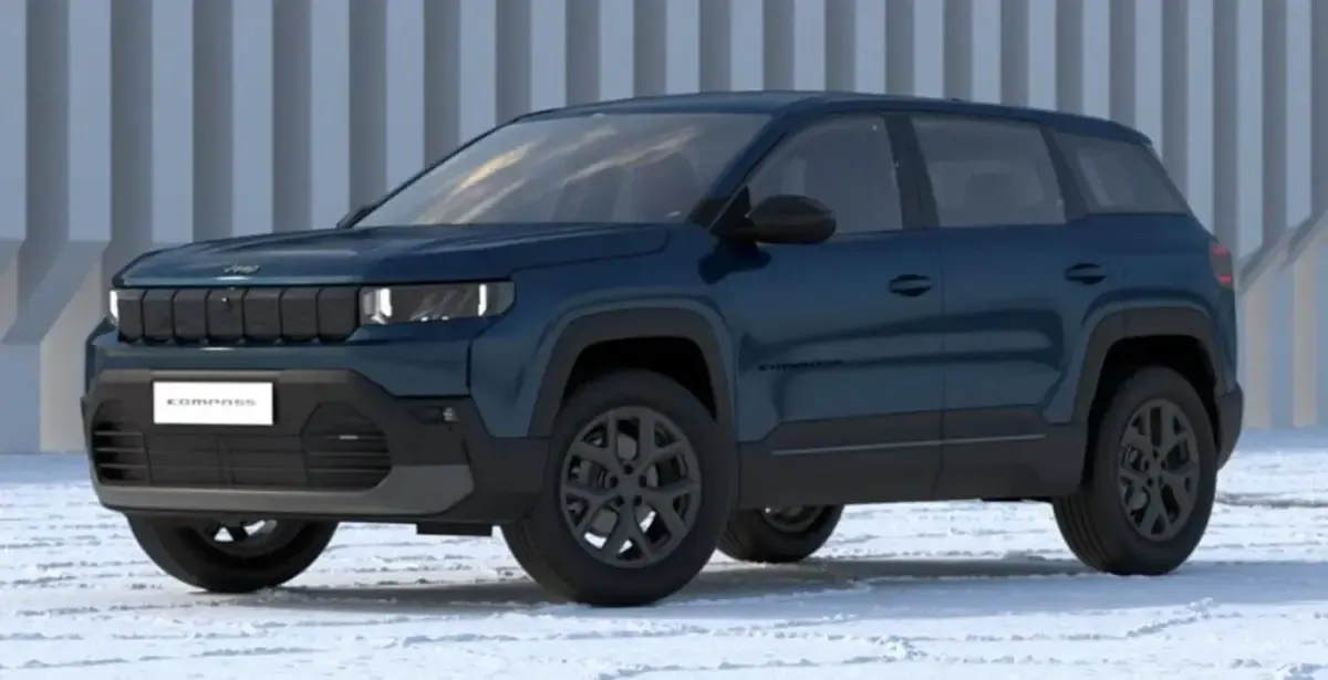 Neu Jeep Compass 136 PS (100 kW) 2026 Pacific blau metallic SUV