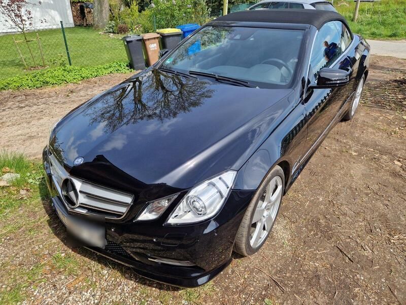 Schwarz Gebraucht 2013 Mercedes E250 Sport Cabrio | 20.450 € (Superpreis) - Bild 1/4