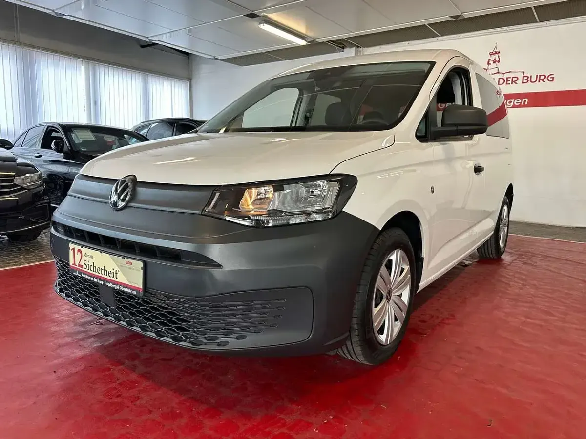 Gebraucht VW Caddy 102 PS (75 kW) 2021 Candyweiss Van / Kleinbus