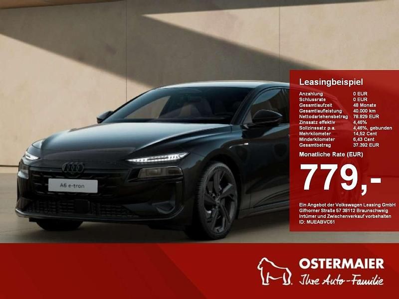 Mythosschwarz metallic Neu 2026 Audi A6 e-tron Business Kombi | 79.990 € (Teuer) - Bild 1/4