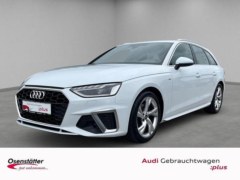 Weiß Gebraucht 2021 Audi A4 S-Line Kombi | 25.430 € (Guter Preis) - Bild 1/4