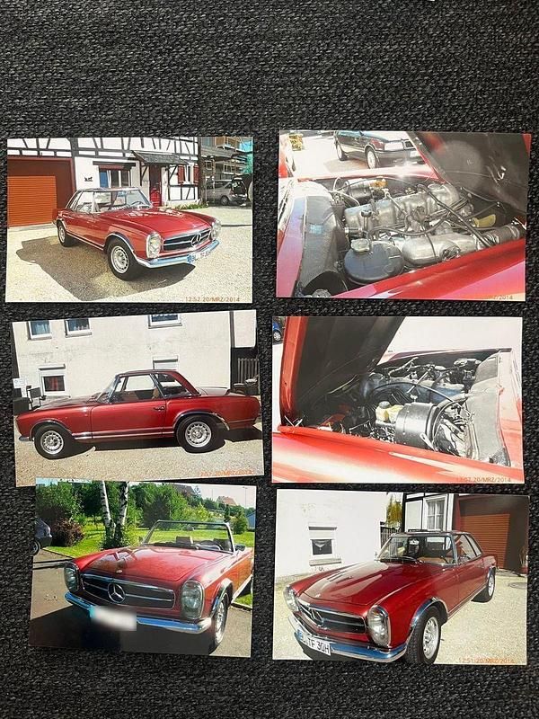Gebraucht Mercedes 230 150 PS (110 kW) 1965 Rot Cabrio