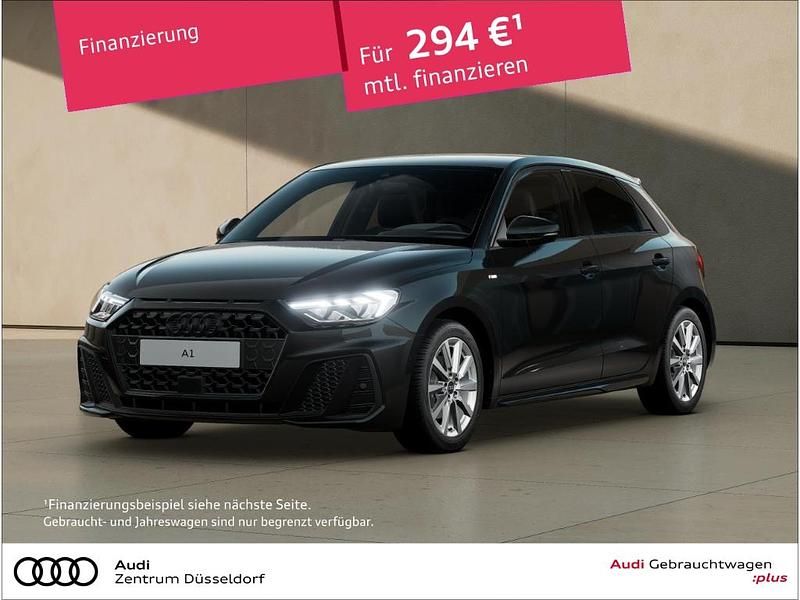 Schwarz Gebraucht 2025 Audi A1 Sportback S-Line Kleinwagen | 30.850 € (Teuer) - Bild 1/3