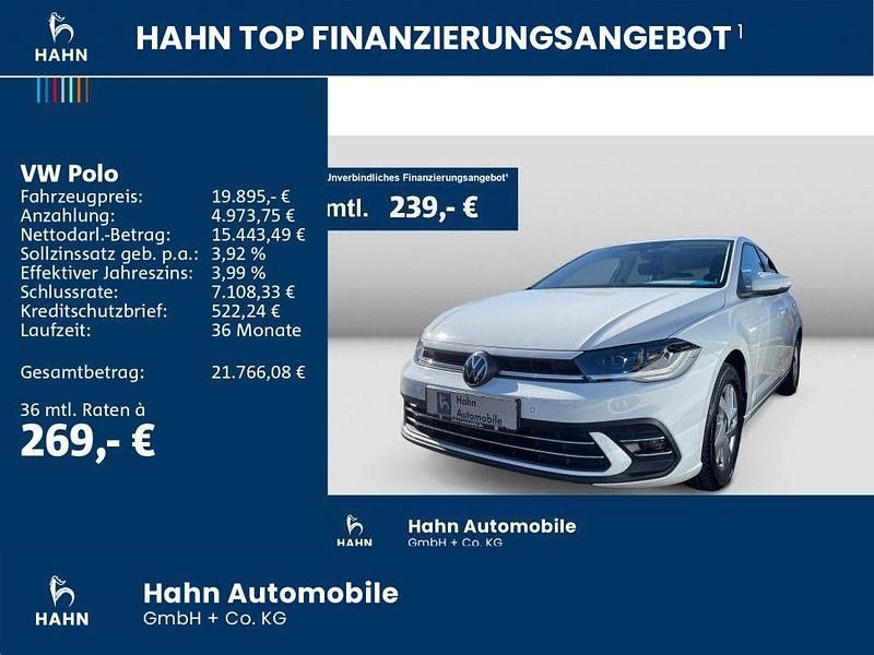 Gebraucht VW Polo Style 95 PS (69 kW) 2022 Weiß Kleinwagen