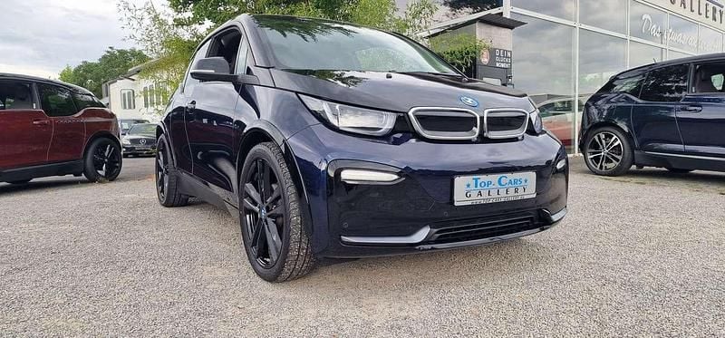 Imperialblau.m.ak.fro.grey met Gebraucht 2021 BMW i3 Sport Line Kleinwagen | 25.870 € (Teuer) - Bild 1/4