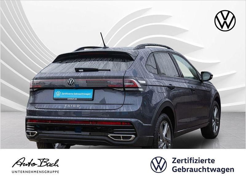 Gebraucht VW Taigo R-line 150 PS (110 kW) 2024 Grau (rauchgrau metallic schwarz) SUV
