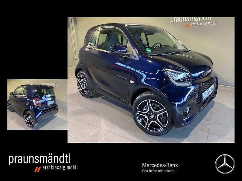 Blau Gebraucht 2023 Smart ForTwo Electric Drive Pulse Coupé | 16.990 € (Teuer) - Bild 1/4