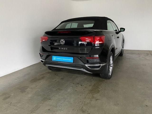 Gebraucht VW T-Roc Cabriolet Style 150 PS (110 kW) 2022 2t deep black perleffekt (metallic) Cabrio