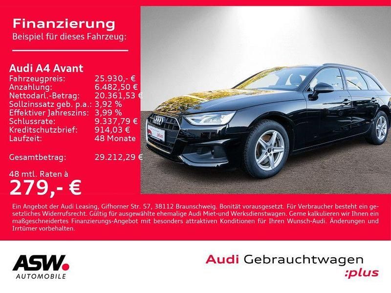 Gebraucht Audi A4 Sport 163 PS (119 kW) 2023 Mythosschwarz metallic Kombi