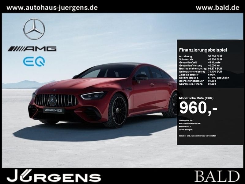 Gebraucht Mercedes AMG GT 53 AMG 435 PS (319 kW) 2024 Rot manufaktur lack manufaktur patagonienrot bright Coupé