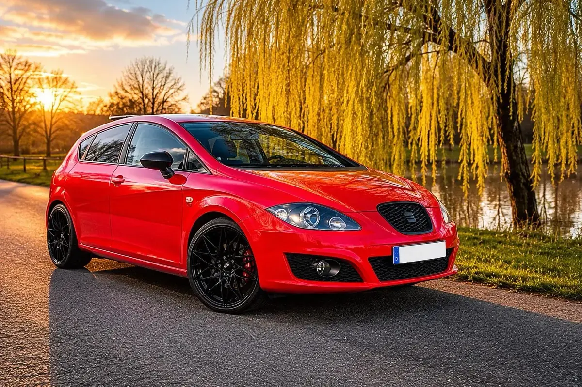 Gebraucht Seat Leon 105 PS (77 kW) 2012 Rot Kleinwagen