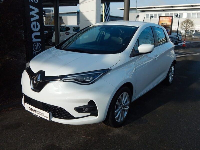 Gletscherweiss Gebraucht 2021 Renault Zoe Experience Kleinwagen | 16.730 € (Etwas zu teuer) - Bild 1/4