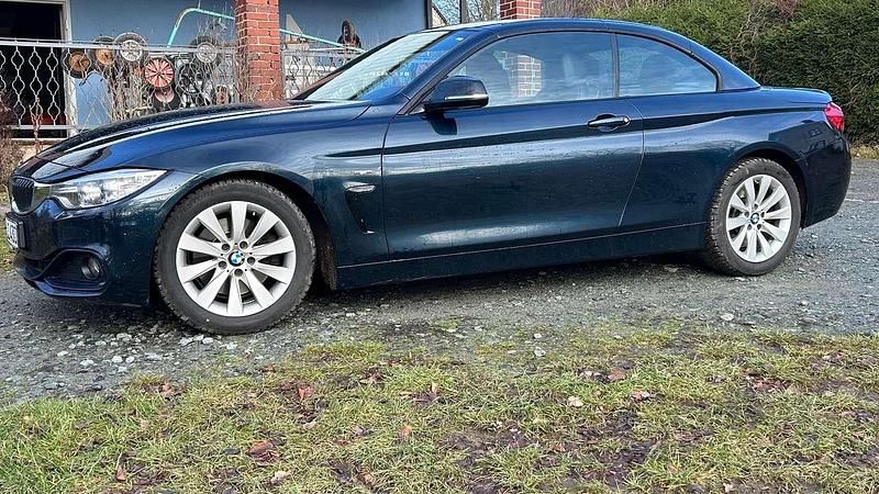 Blau Gebraucht 2015 BMW 430 Cabriolet Sport Line Cabrio | 16.980 € (Guter Preis) - Bild 1/4