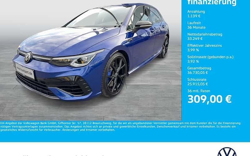 Blau Gebraucht 2023 VW Golf VIII R Limousine | 34.388 € (Guter Preis) - Bild 1/4