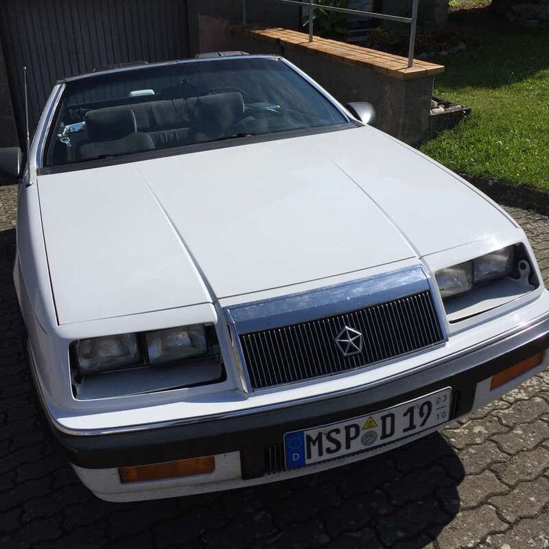 Weiß Gebraucht 1990 Chrysler Le Baron Cabrio | 5.500 € - Bild 1/3
