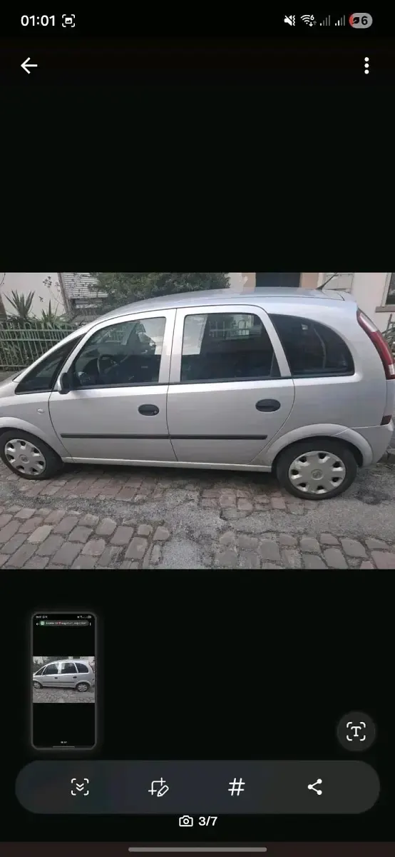 Używany Opel Meriva 100 KM (73 kW) 2003 Srebrny Minivan