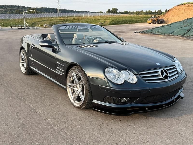 Blau Gebraucht 2002 Mercedes SL55 AMG AMG Cabrio | 44.000 € - Bild 1/4