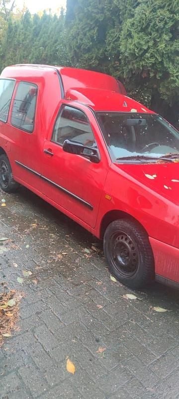 Rot Gebraucht 2000 VW Caddy Van / Kleinbus | 280 € (Superpreis) - Bild 1/4