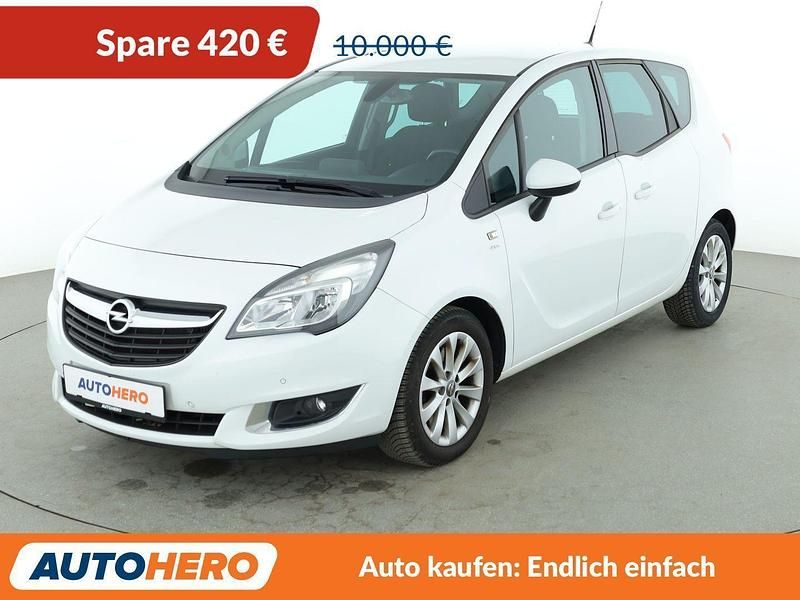 Gebraucht Opel Meriva drive 110 PS (80 kW) 2016 Weiß Van / Kleinbus