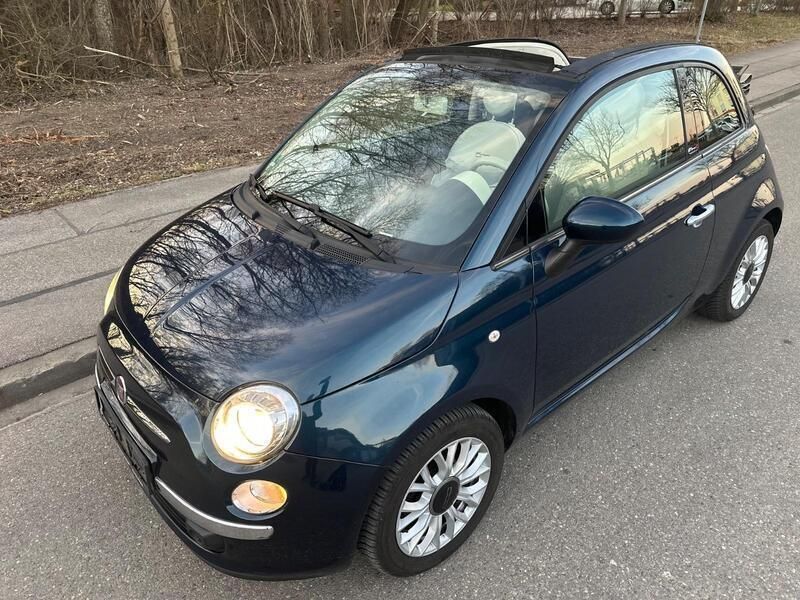 Blau Gebraucht 2014 Fiat 500C Lounge Cabrio | 6.500 € (Fairer Preis) - Bild 1/4