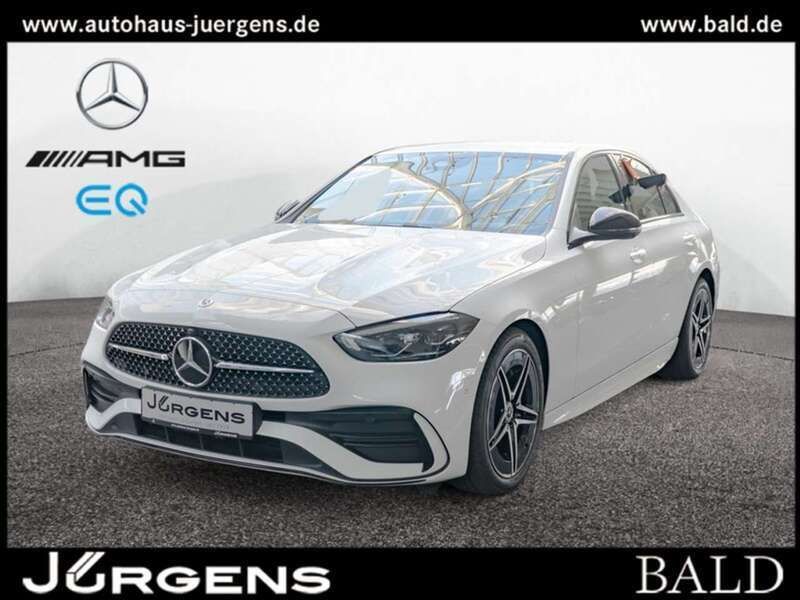 Weiss unilack polarweiss Gebraucht 2025 Mercedes C200 AMG Limousine | 44.880 € (Teuer) - Bild 1/4