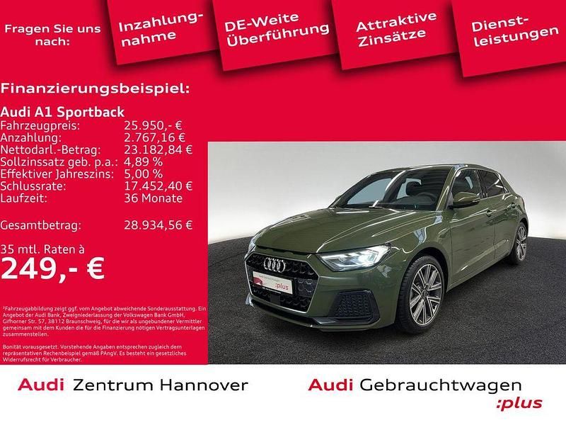 Grün Gebraucht 2025 Audi A1 Sportback Advanced Plus Kleinwagen | 25.950 € (Fairer Preis) - Bild 1/4