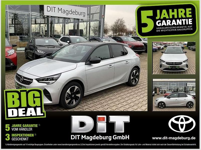 Aluminium silb/kristall silb Gebraucht 2022 Opel Corsa-e Elegance Kleinwagen | 14.490 € (Guter Preis) - Bild 1/4