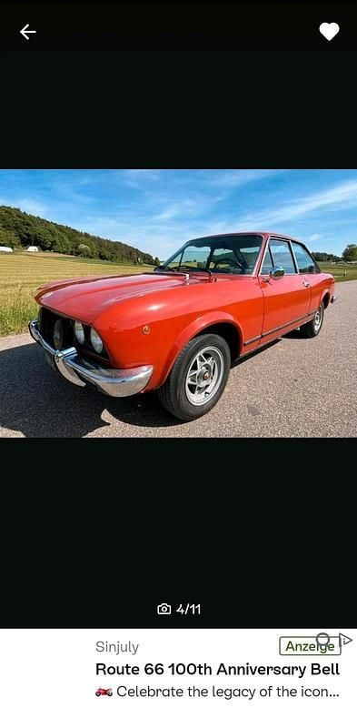 Rot Gebraucht 1972 Fiat 124 Sport Coupé | 5.900 € - Bild 1/4
