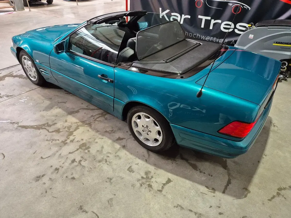 Gebraucht Mercedes SL320 231 PS (169 kW) 1997 Grün Cabrio