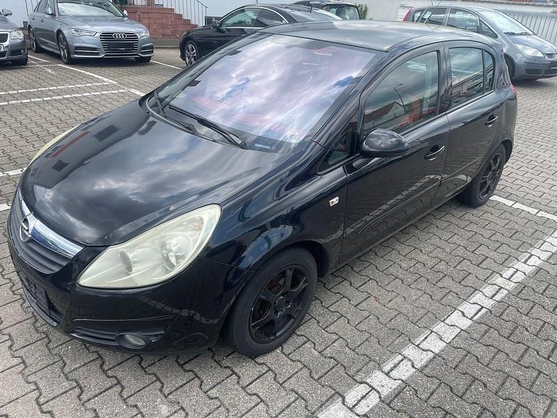 Saphirschwarz/black sapphire Gebraucht 2007 Opel Corsa Catch Me Kleinwagen | 599 € (Superpreis) - Bild 1/4