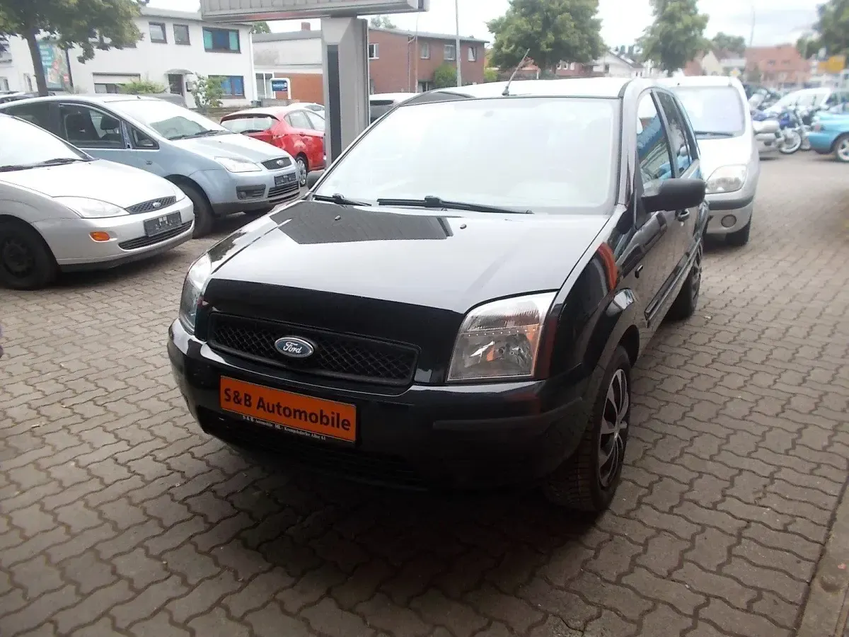 Gebraucht Ford Fusion 82 PS (60 kW) 2003 Schwarz Kleinwagen