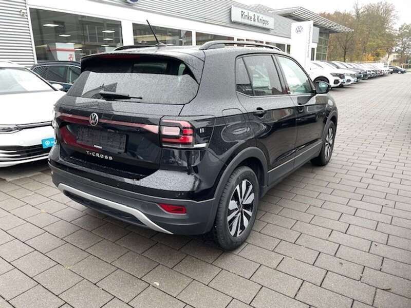 Gebraucht VW T-Cross Move 95 PS (69 kW) 2023 Schwarz SUV