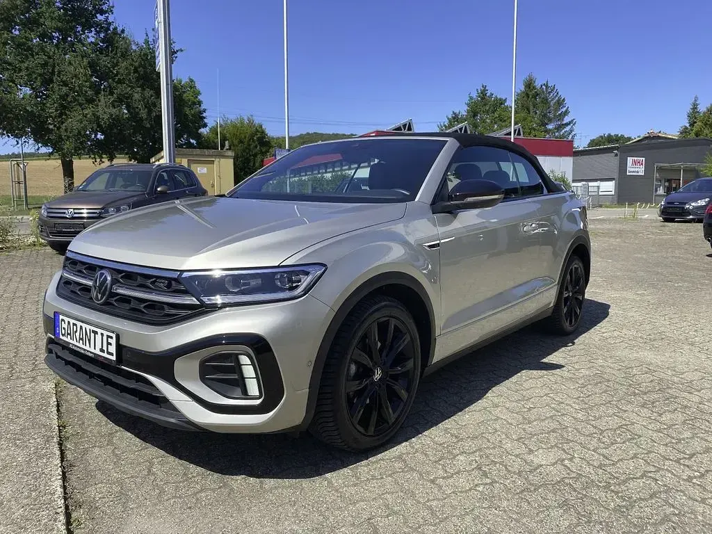 Gebraucht VW T-Roc Cabriolet R-line 150 PS (110 kW) 2022 Silber Cabrio
