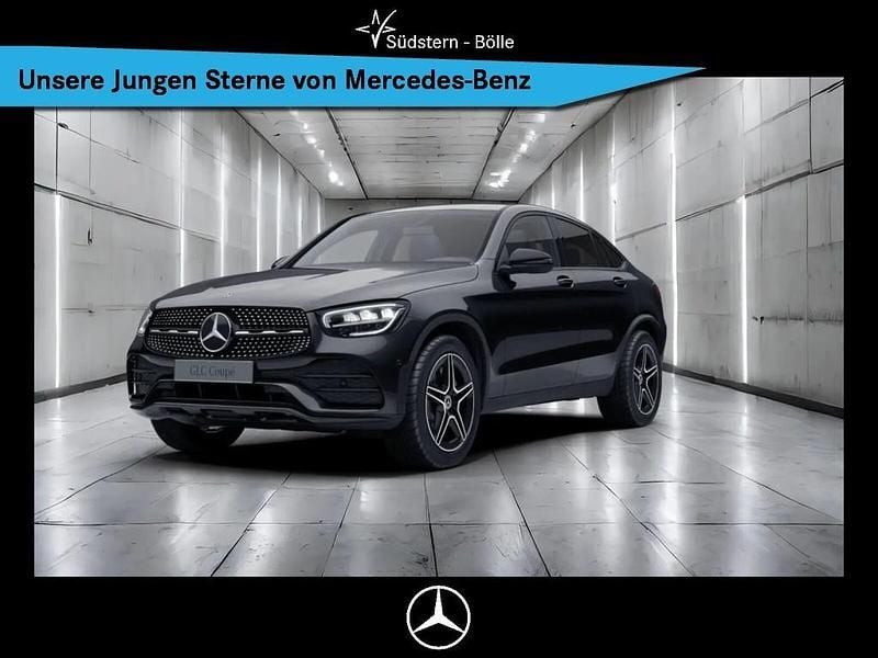 Metalliclack obsidianschwarz (metallic) Gebraucht 2020 Mercedes GLC220 AMG Coupé | 41.790 € (Fairer Preis) - Bild 1/4