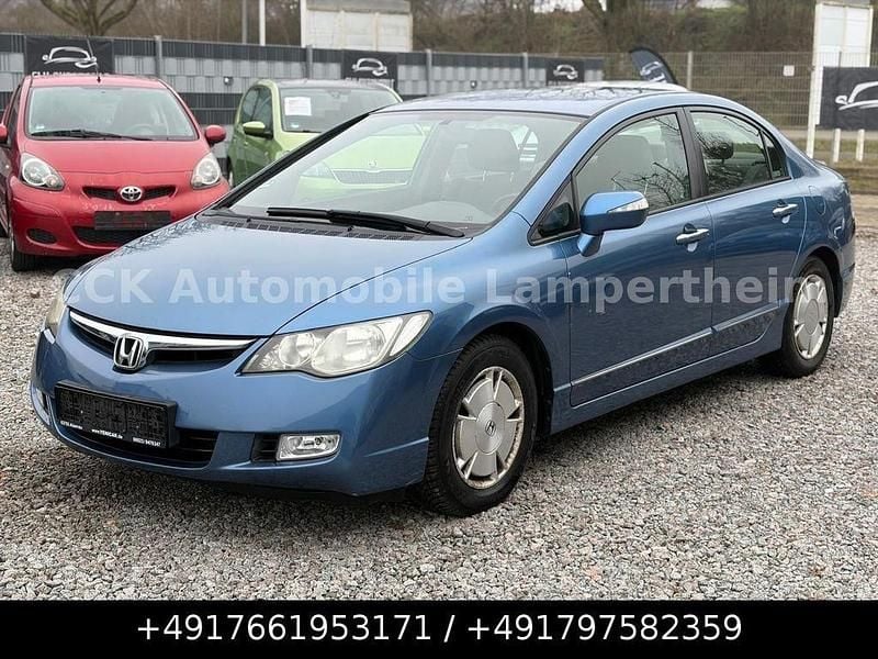 Blau Gebraucht 2006 Honda Civic Hybrid Limousine | 3.299 € (Superpreis) - Bild 1/4