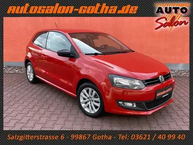 Gebraucht VW Polo Style 69 PS (50 kW) 2012 Orange Kleinwagen