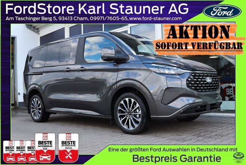 Grey metallic Neu 2025 Ford Tourneo Custom Titanium X Van / Kleinbus | 60.980 € (Fairer Preis) - Bild 1/4