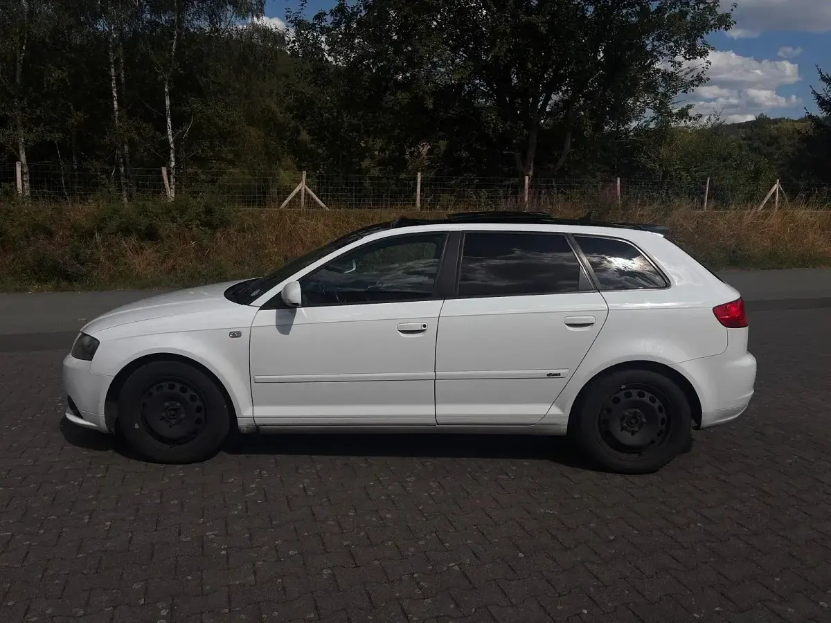 Gebraucht Audi A3 Sportback 170 PS (125 kW) 2007 Weiß Kleinwagen