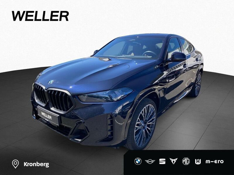 Carbon schwarz (schwarz) Gebraucht 2024 BMW X6 M Sport SUV | 80.850 € - Bild 1/4