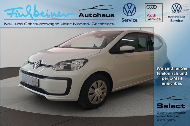 Pure white (weiß), uni Gebraucht 2020 VW up! Move Kleinwagen | 10.400 € (Guter Preis) - Bild 1/4