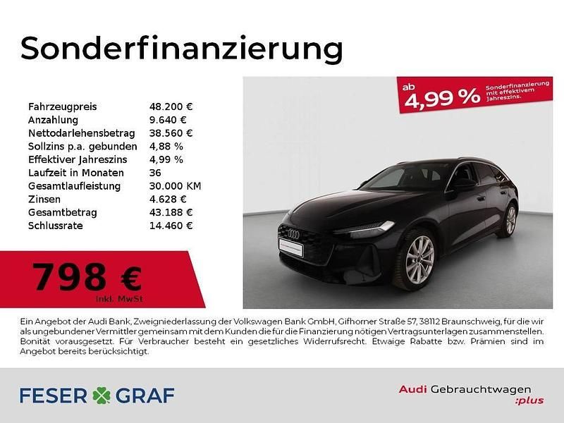 Gebraucht Audi A5 Ambiente 204 PS (150 kW) 2025 Mythosschwarz metallic Kombi
